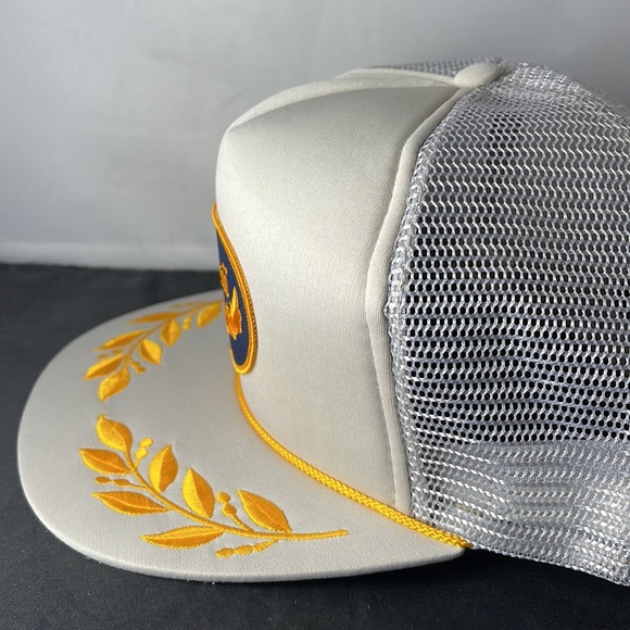 Hawaiian Headwear Vintage Hawaii Trucker Hat Corded Rope - Picture 3 of 9